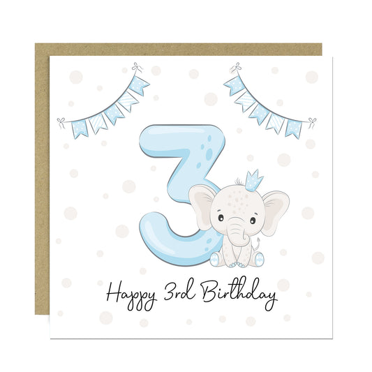3rd Birthday Card For Boy Son 3rd Birthday Card Niece Birthday