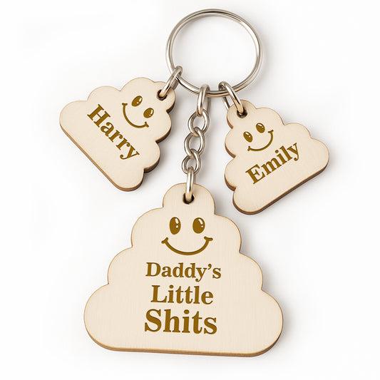 Personalised Fathers Day Gifts For Him Funny Engraved Keyring