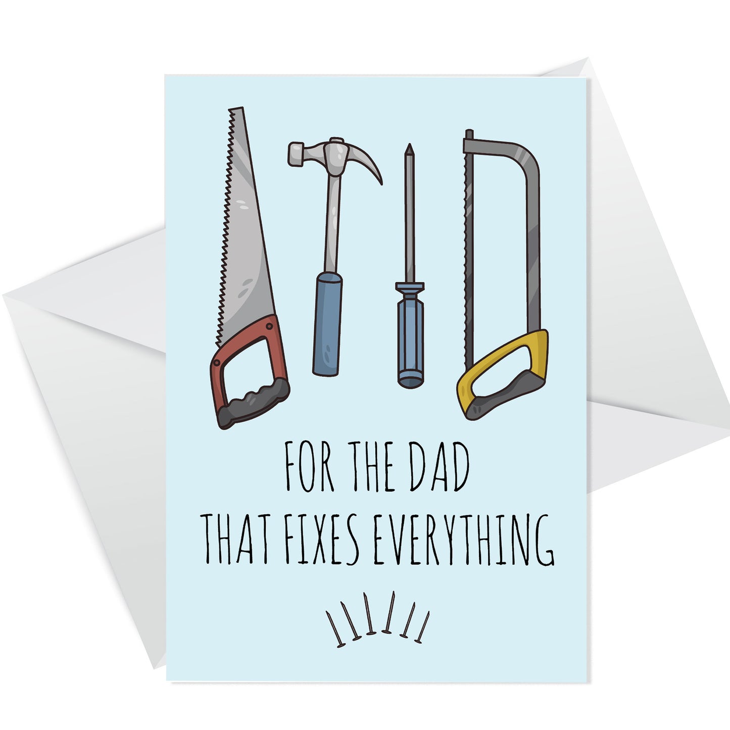 Funny Card For Dad Fathers Day Card With Envelope Dad Card