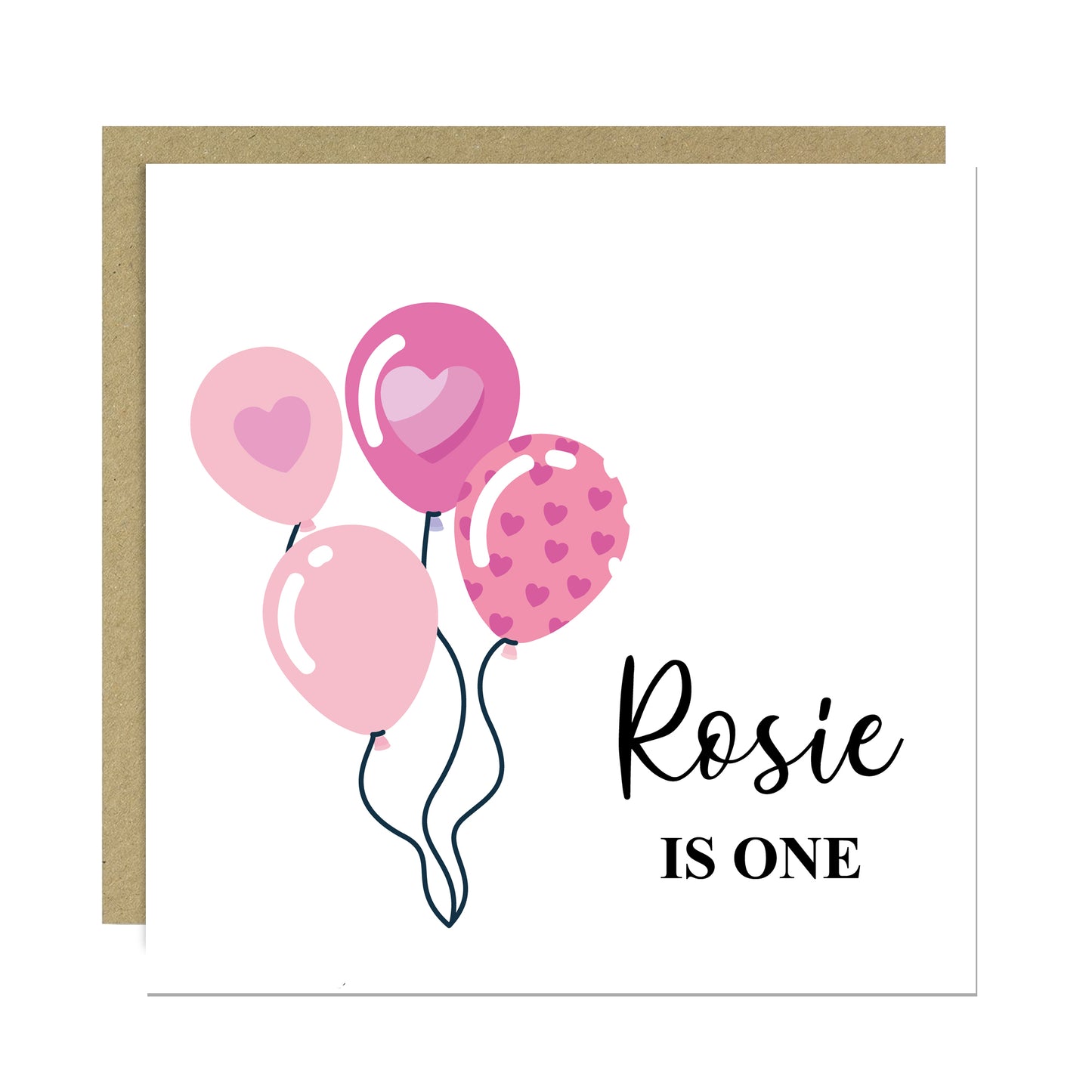 1st Birthday Card For Daughter Granddaughter Niece Sister Kids
