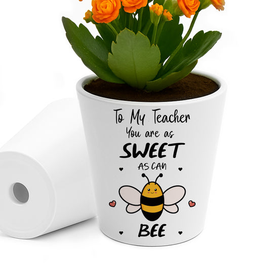 To My Teacher Thank You Gifts For Teacher Plant Pot 10cm x 9cm
