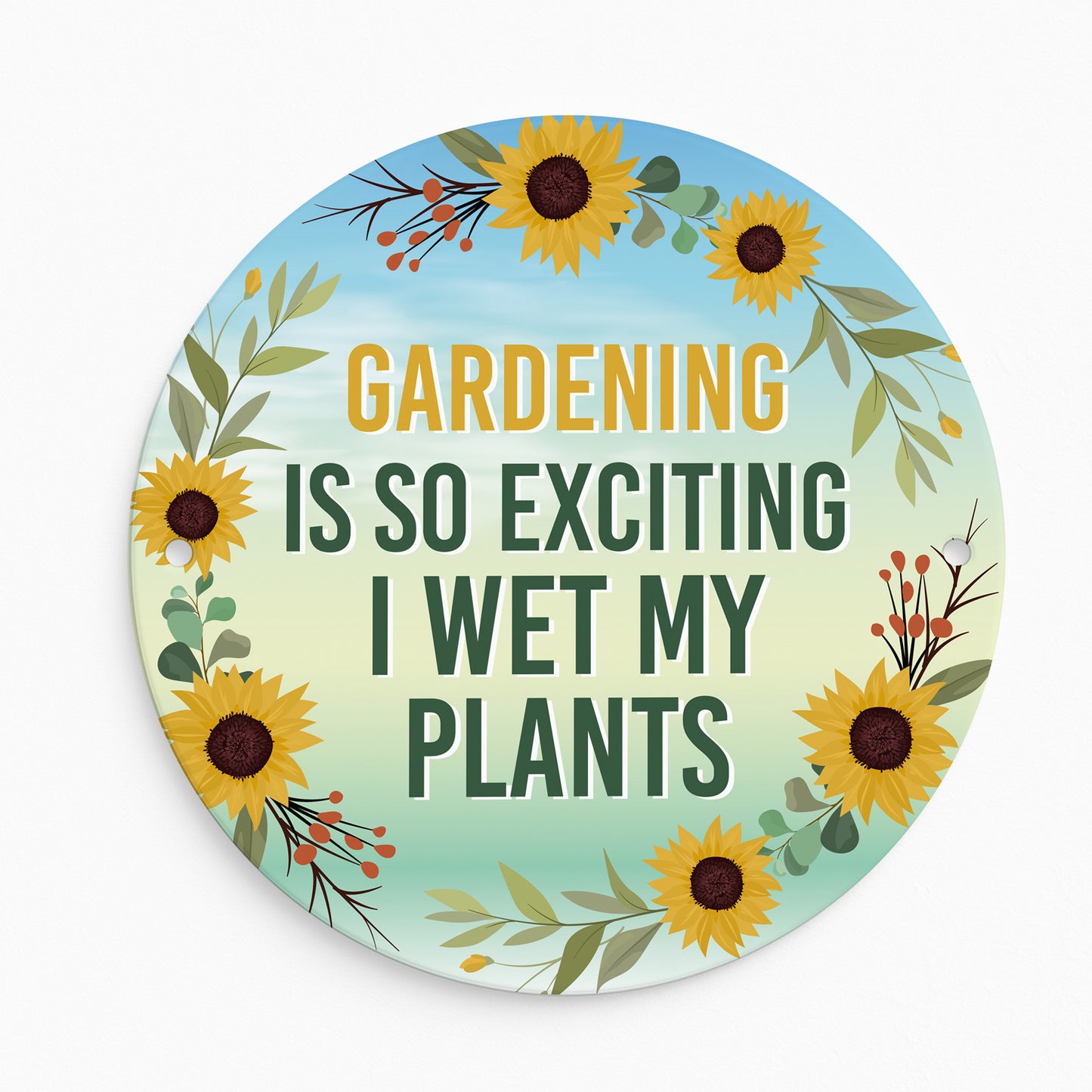 Funny Novelty Garden Sign For OutsideGardening So Exciting