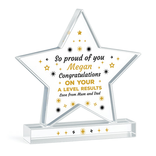 Personalised Congratulations Gift For A Level Results Day