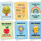Teacher Thank You Card Multipack of 6 End of Term Leaving School