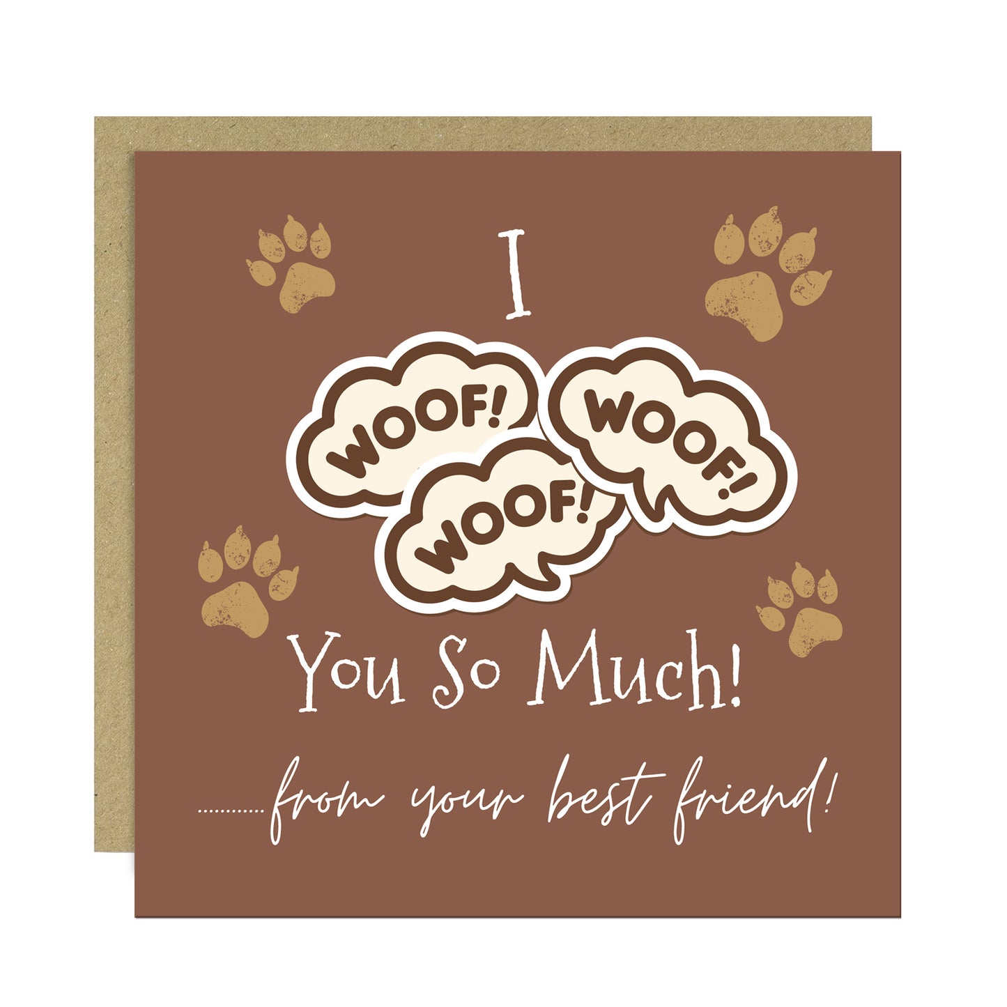 Funny Card from The Dog Birthday Card for Dog Owner Card