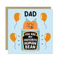 Fathers Day Card For Dad My Favourite Human Bean Card For Dad