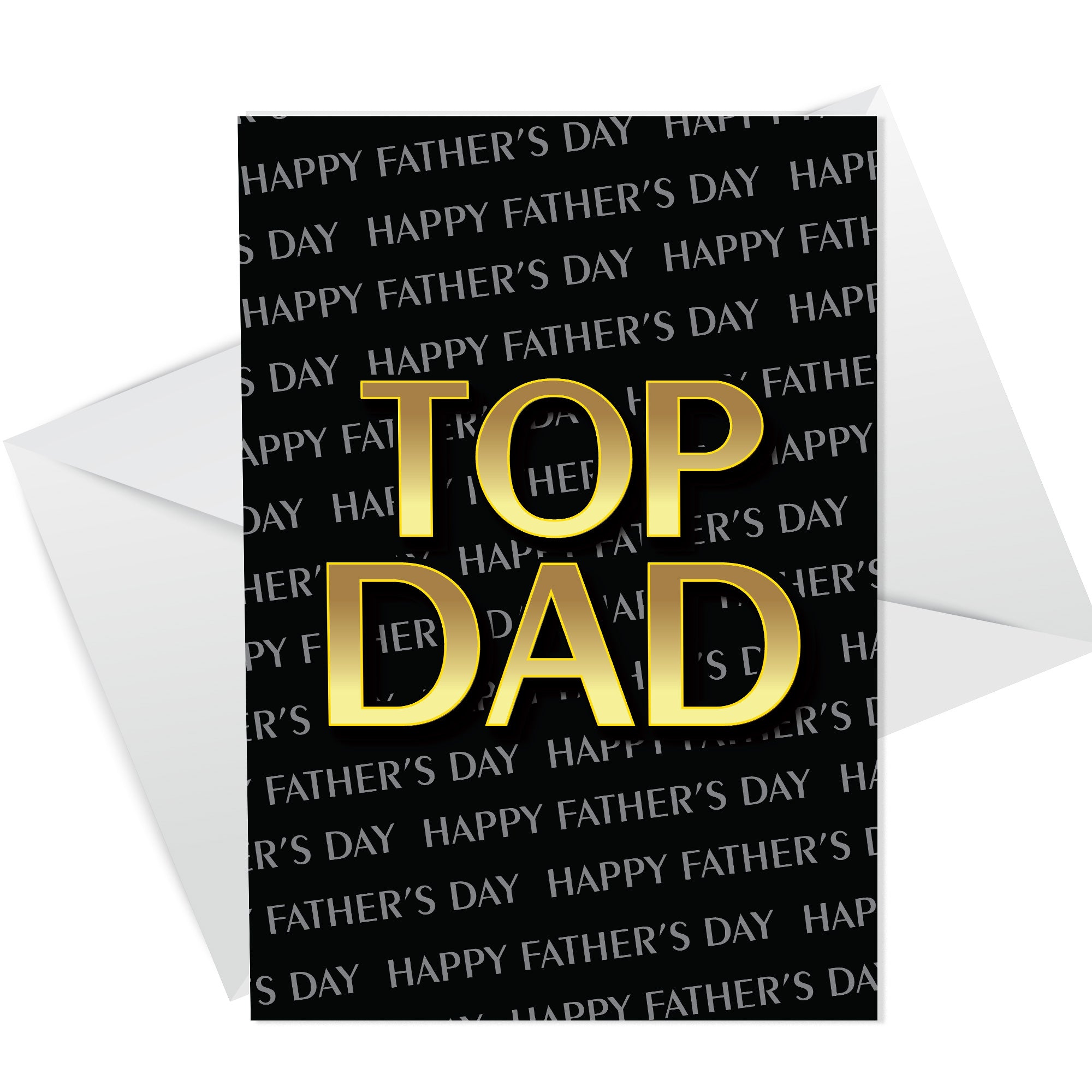 Fathers Day Card For Dad TOP DAD CARD From Daughter Son – Red Ocean Gifts