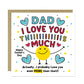 Fathers Day Card For Dad Happy Father's Day Card For Dad