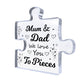 Gifts For Mum And Dad We Love You To Pieces Gift From Daughter