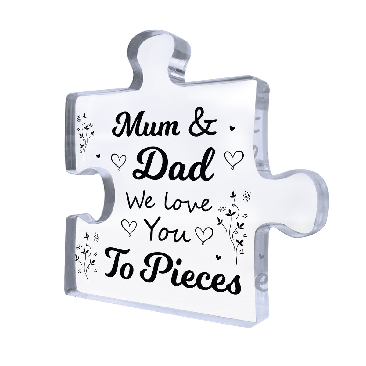 Gifts For Mum And Dad We Love You To Pieces Gift From Daughter