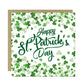 Happy St Patricks Day Card For Friends Family Irish Day Card