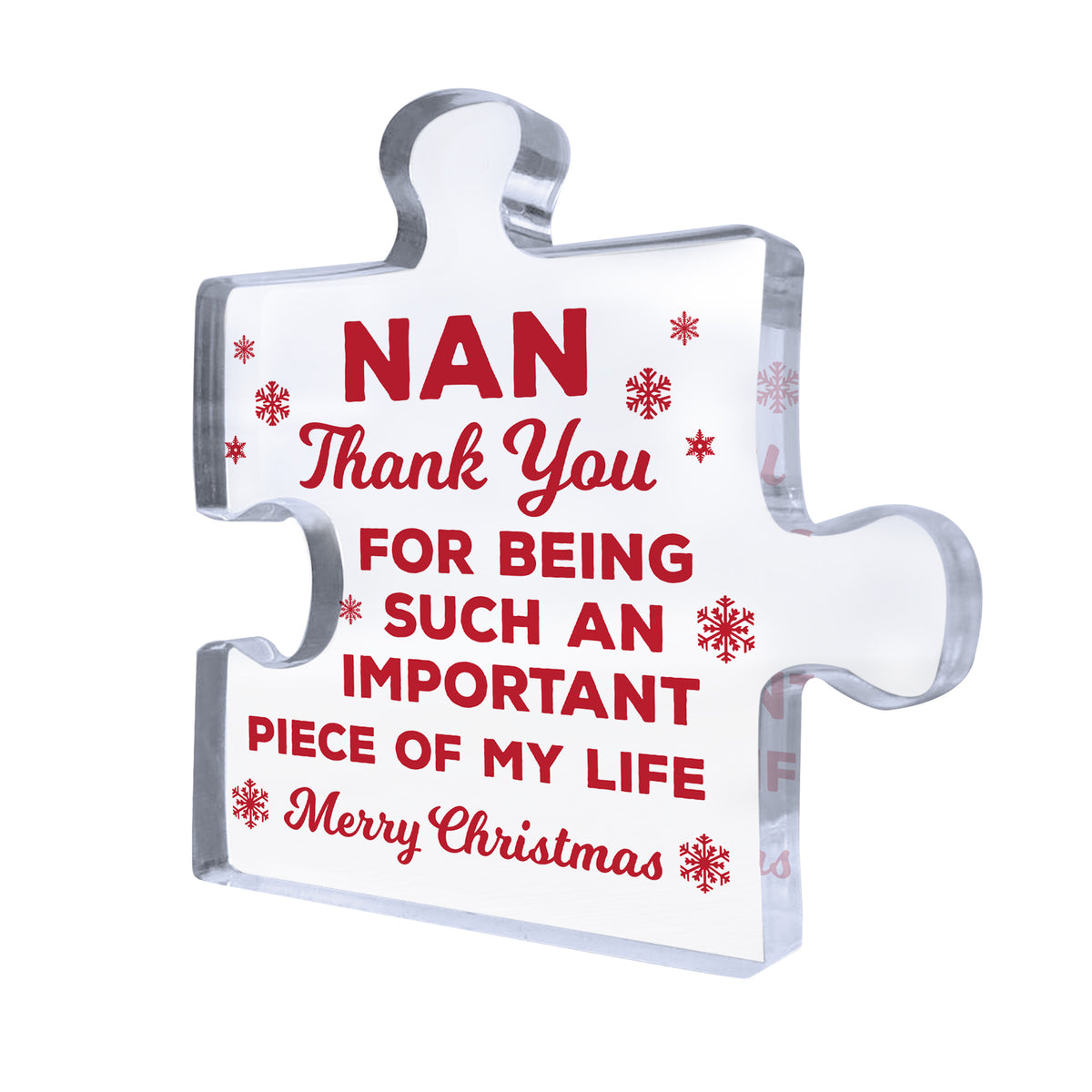 Gifts For Nan Thank You Important Piece Of My Life Nan Gift