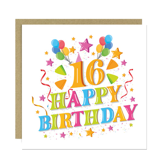 16th Birthday Card For Daughter Granddaughter Niece Best Friend