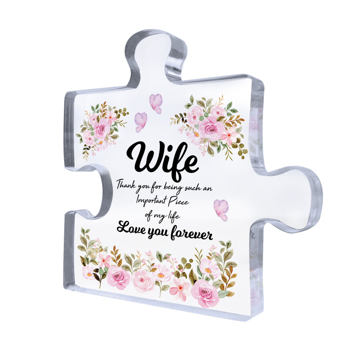 Wife Gifts Important Piece Of My Life Thank You Gift For Wife