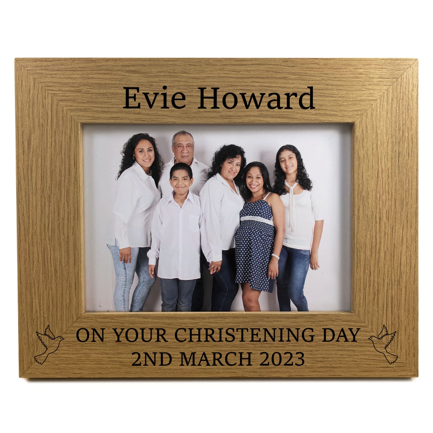 Personalised Christening Gift Photo Frame Gift For Son Daughter