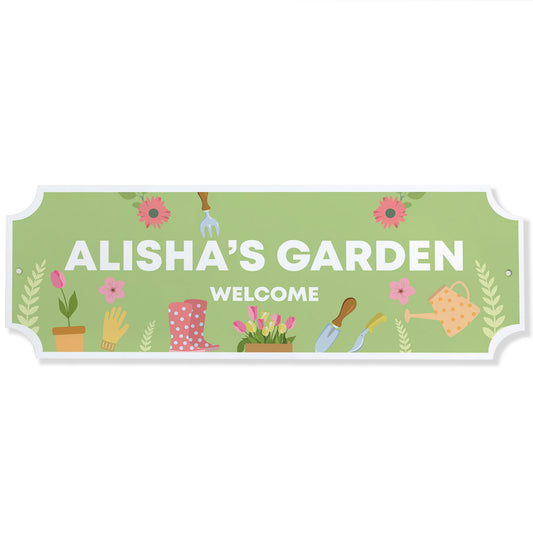 Personalised Garden Signs Plaques Outdoor Shed Summer House
