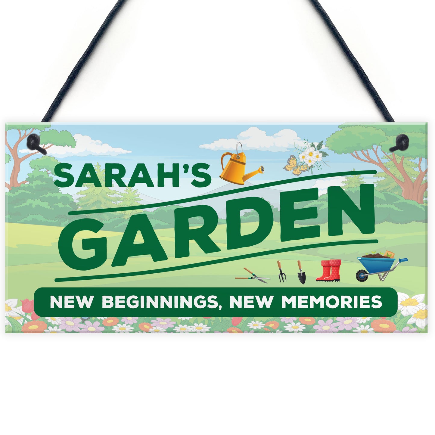 GARDEN SIGNS Wall Door Sign Welcome Sign For Garden Shed