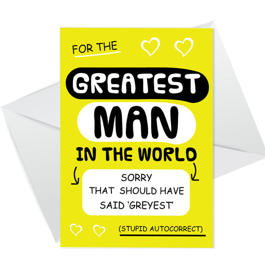 Joke Funny Card For Grandad Dad Daddy, Fathers Day Card