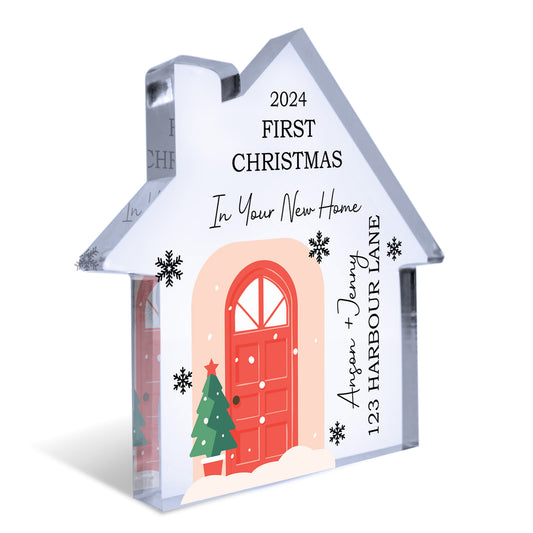 First Christmas in Your New Home Gift For Friends Family Couple