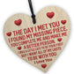 Couple Gifts For Him Her Wood Heart Love Gifts Boyfriend