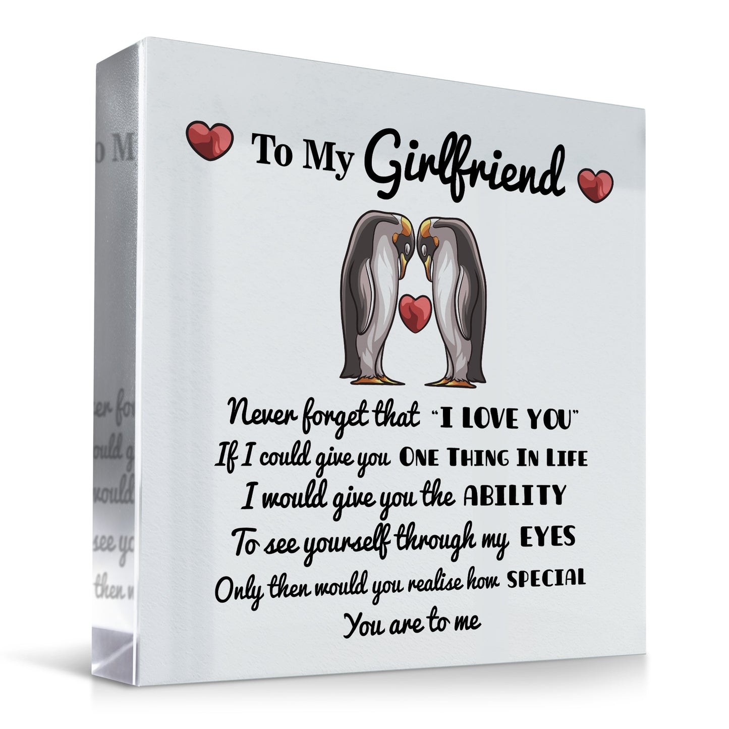 Valentines Day Gift For Girlfriend Never Forget That I Love You