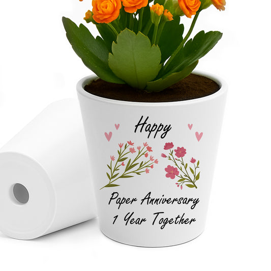 1st Wedding Anniversary Gifts For Wife Couple Gift Plant Pot