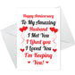 Anniversary Card For Husband Anniversary Cards For Him Thank You