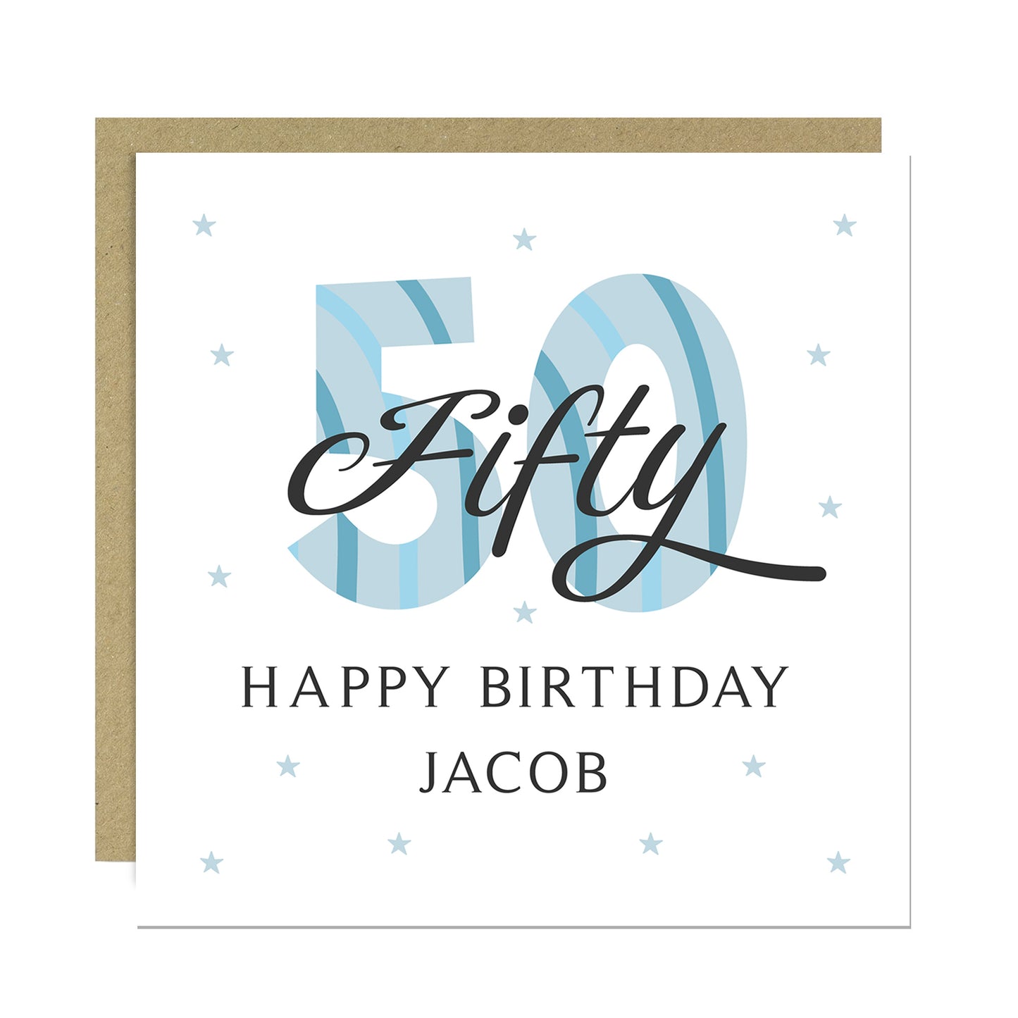 Personalised 50th Birthday Card For Men For Dad Grandad Uncle