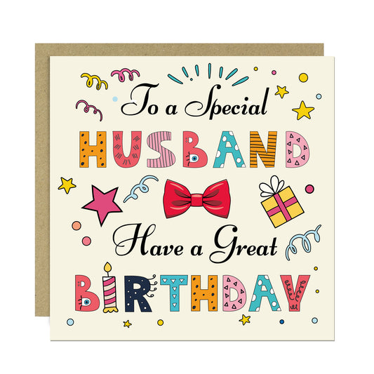 Husband Birthday Card Happy Birthday Card For Husband