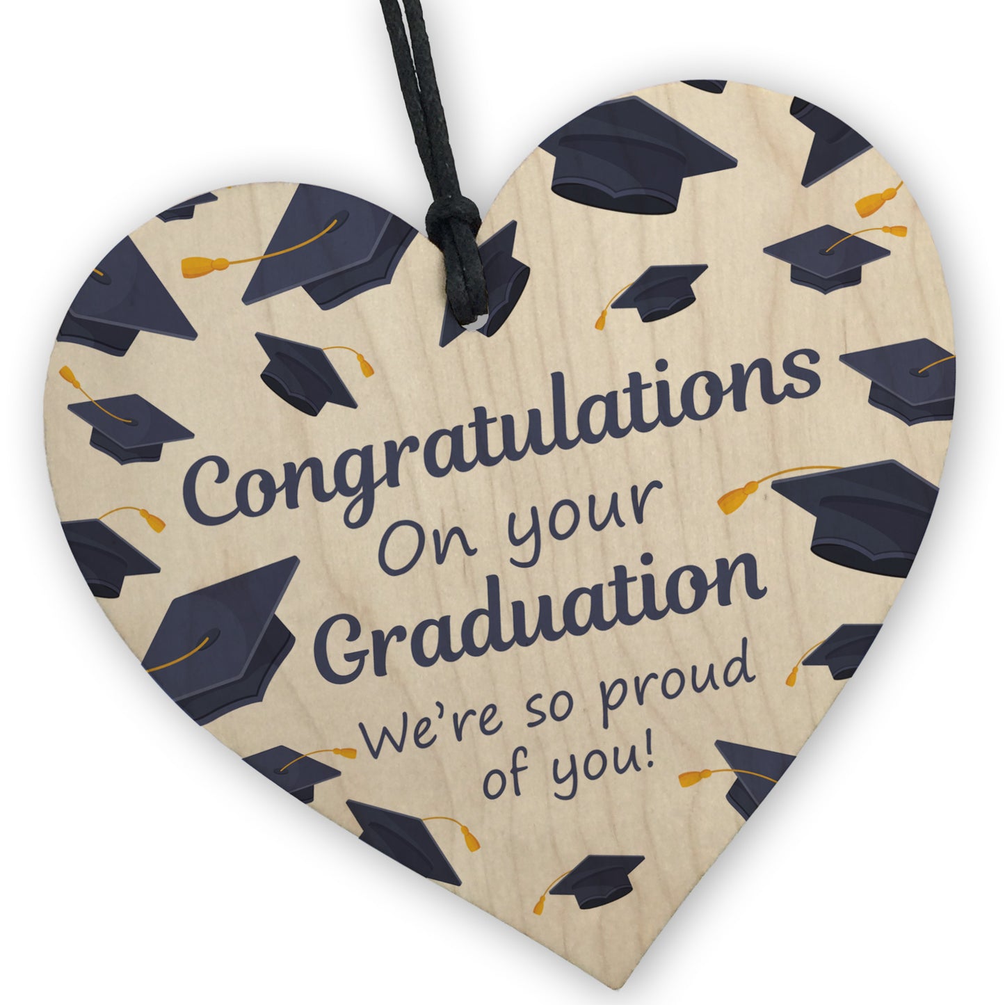 Graduation Gift Hanging Wood Heart Gift For Daughter Son