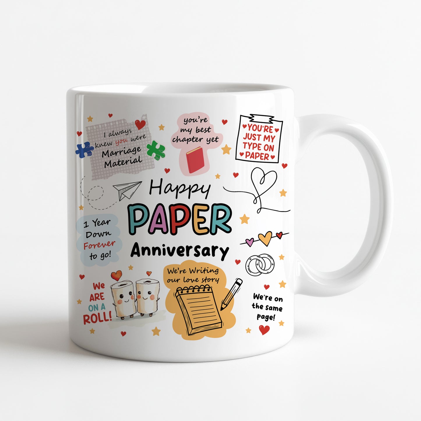 Funny Mug For 1st Anniversary Gift For Her For Him Gift For Wife