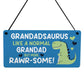 Funny Grandad Gift Birthday Fathers Day Gifts Grandadsaurus