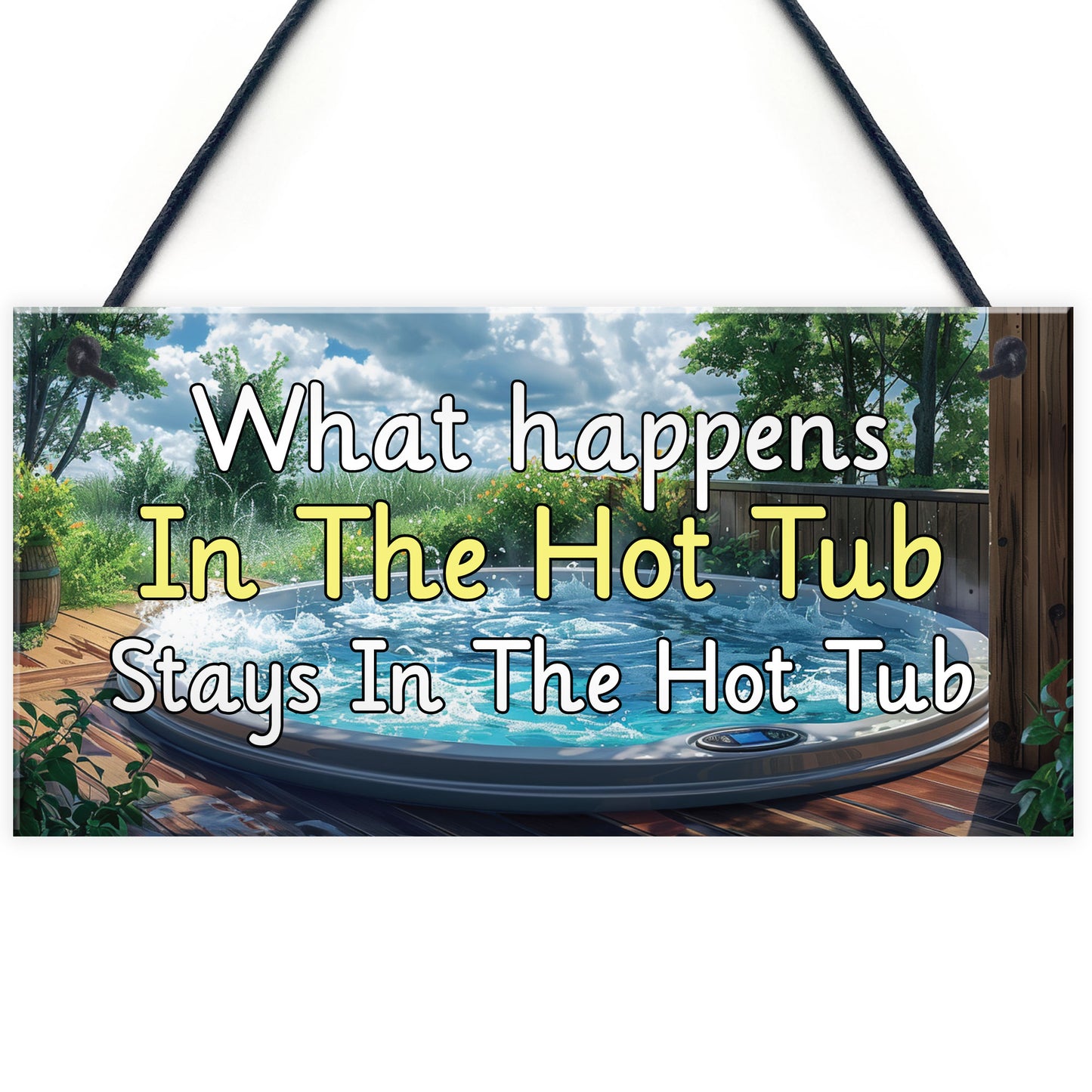 Funny Hot Tub Signs and Plaques Novelty Hot Tub Accessories