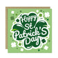 Happy St Patrick’s Day Card Irish Day Card With Shamrock