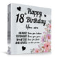 18th Birthday Acrylic Plaque 18th Birthday Gifts for Girls