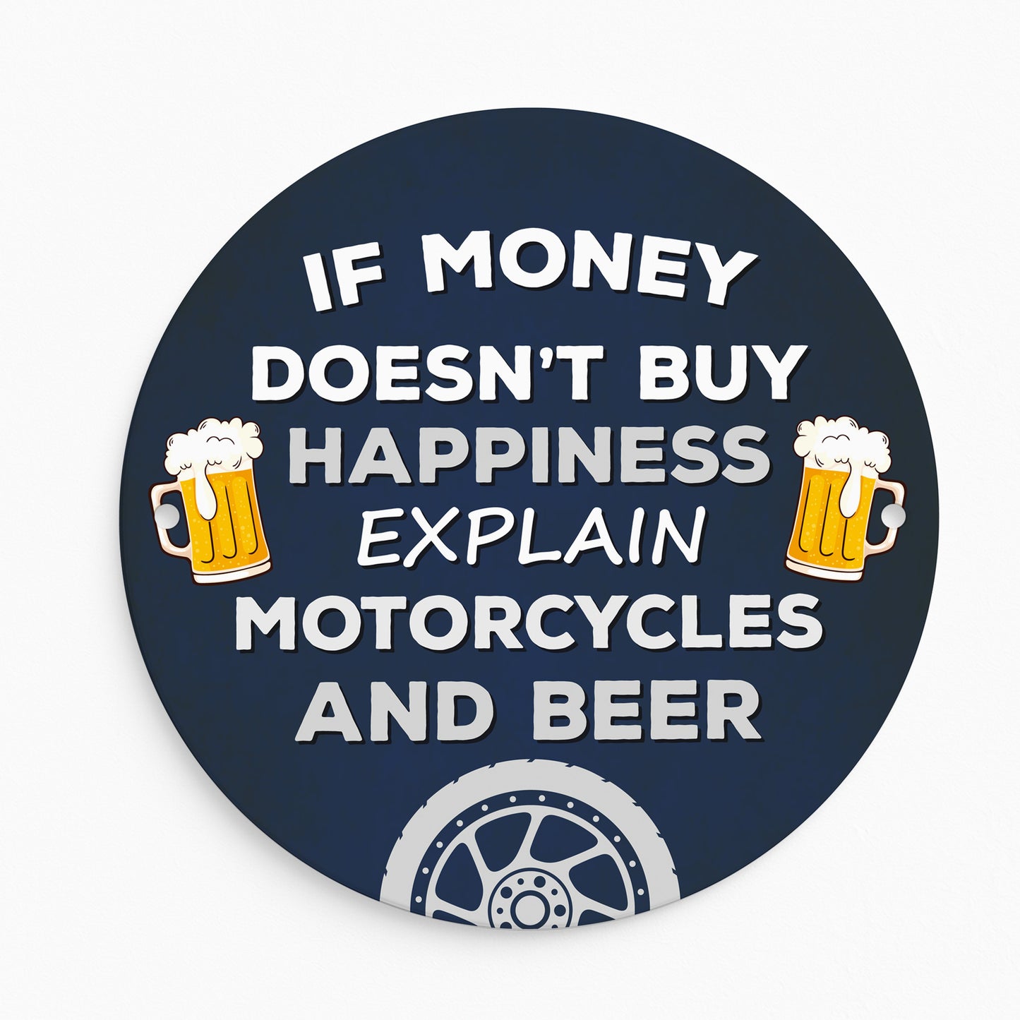 Motorcycle Gift Hanging Motorbike Sign For Man Cave Garage Gift