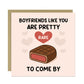 Funny Card For Boyfriend Anniversary Valentines Cards Birthday