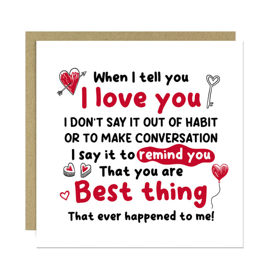 Anniversary Card Romantic Wedding Anniversary Card for Wife