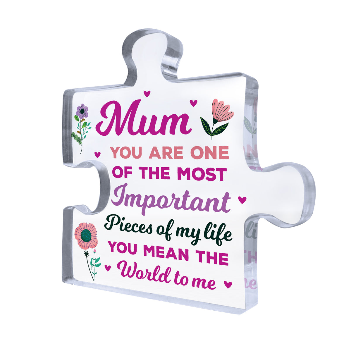Mum Gifts Important Pieces Of My Life Thank You Gift For Mum