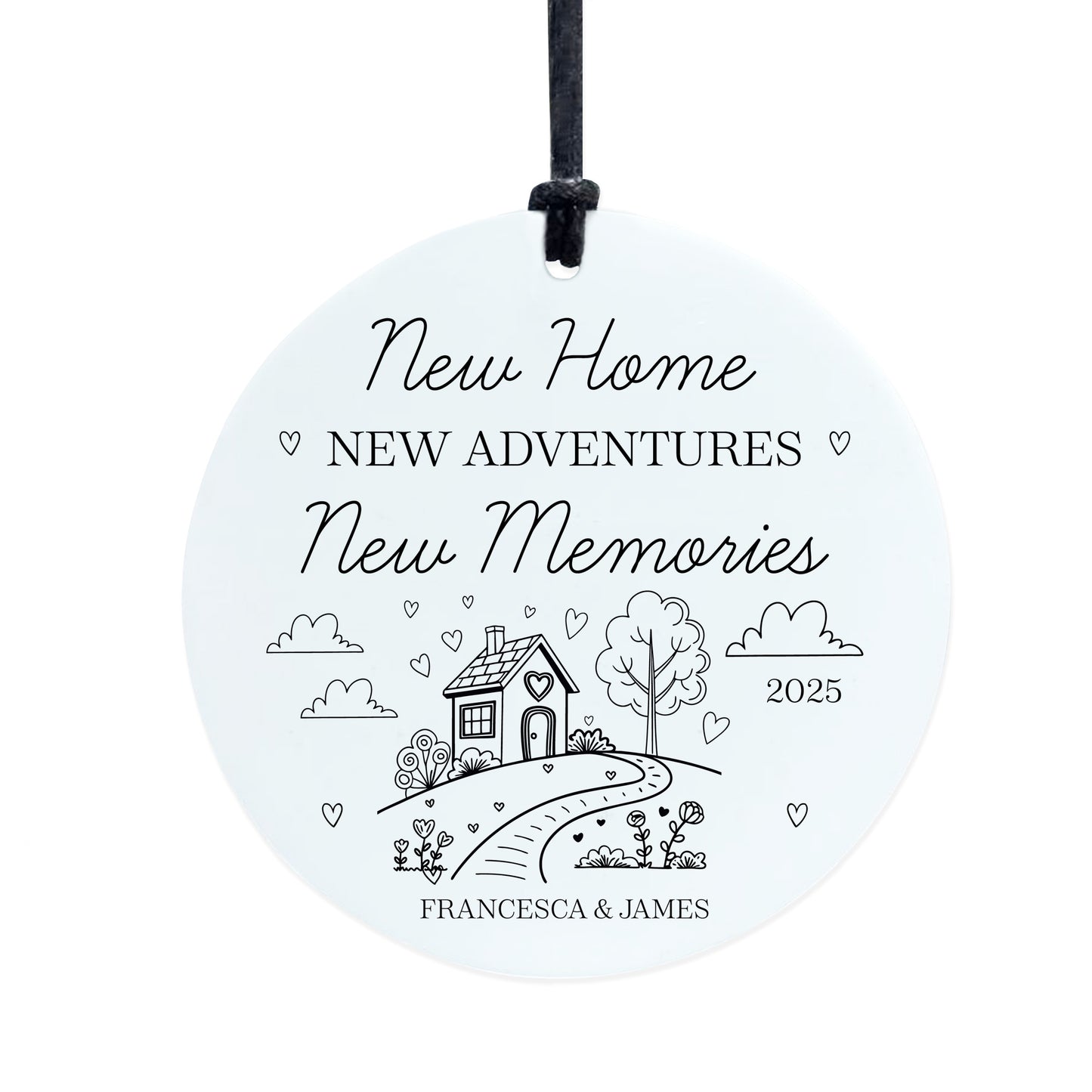 New Home Gift For Couple Personalised Sign Congratulations Gift