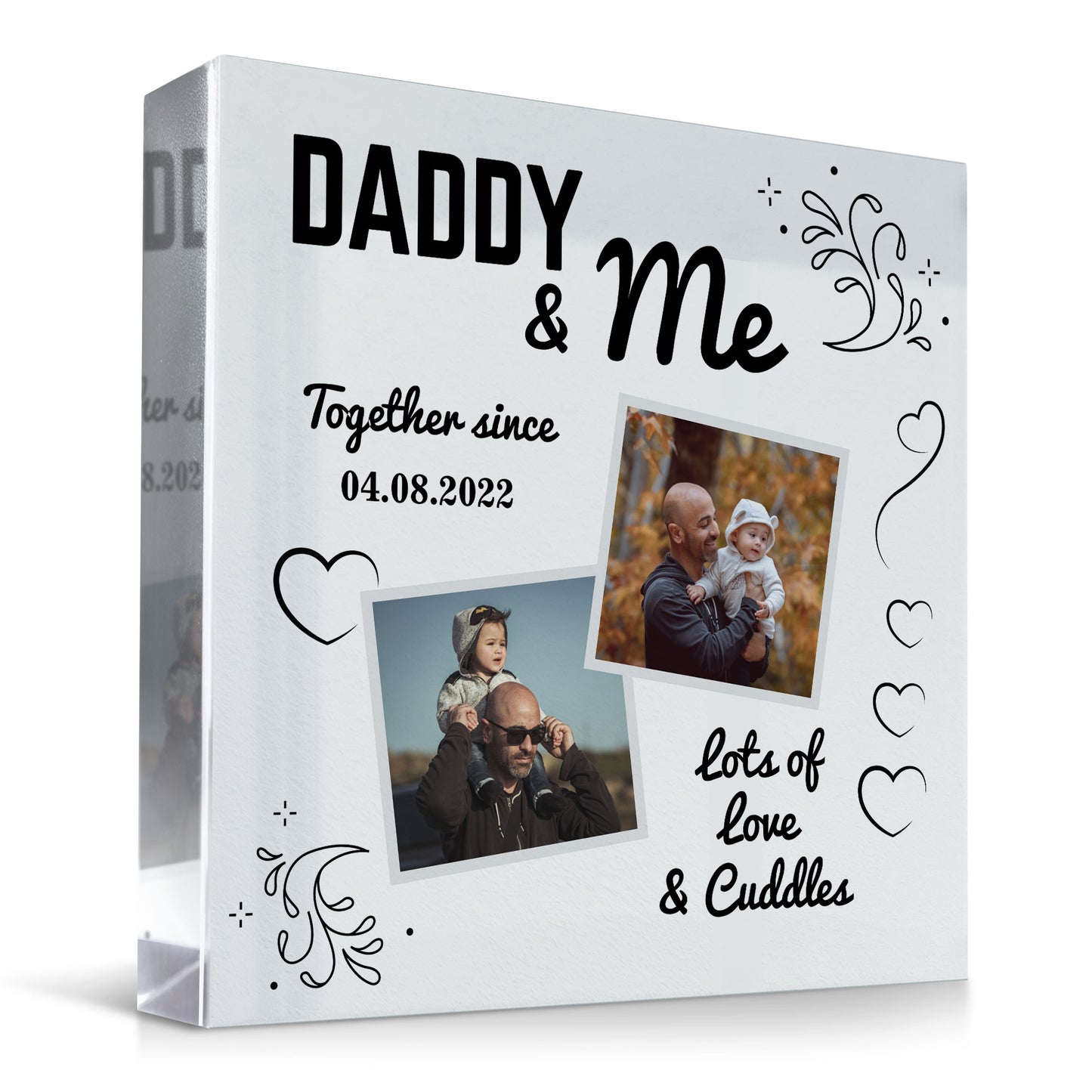 Personalised Gift For Daddy From Daughter Son Daddy And Me
