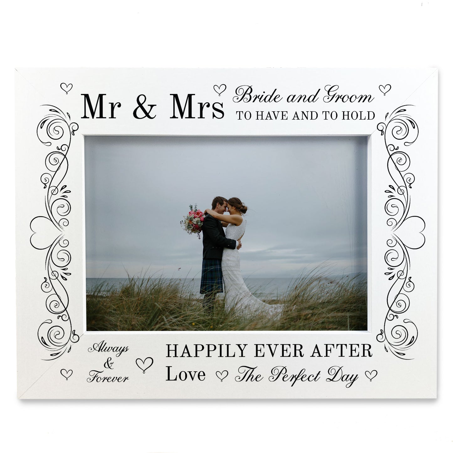 Wedding Day Photo Frame Gift For Couple Newly Married Couple