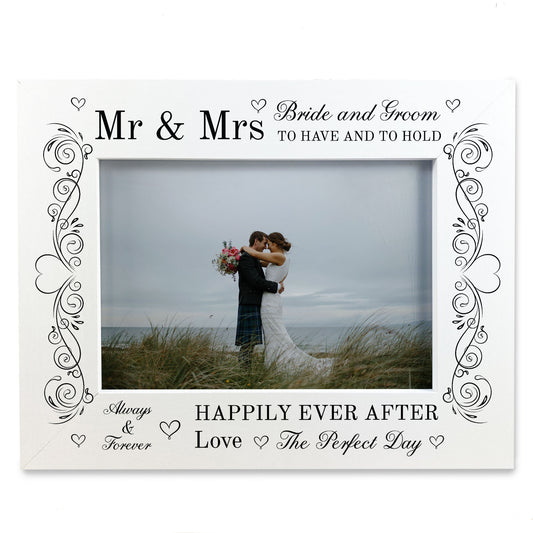 Wedding Day Photo Frame Gift For Couple Newly Married Couple