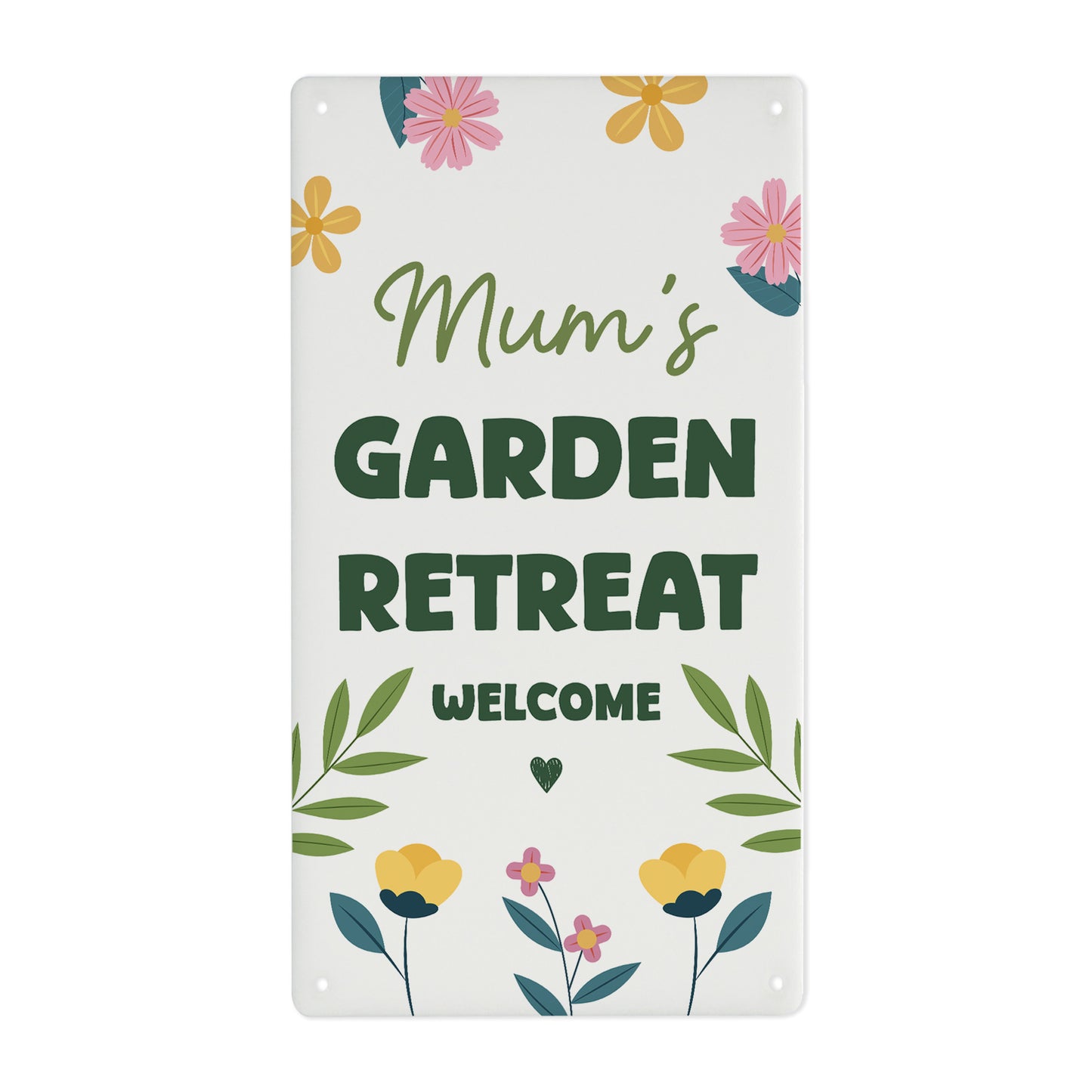 Personalised Garden Sign For Outside Garden Retreat Welcome Sign