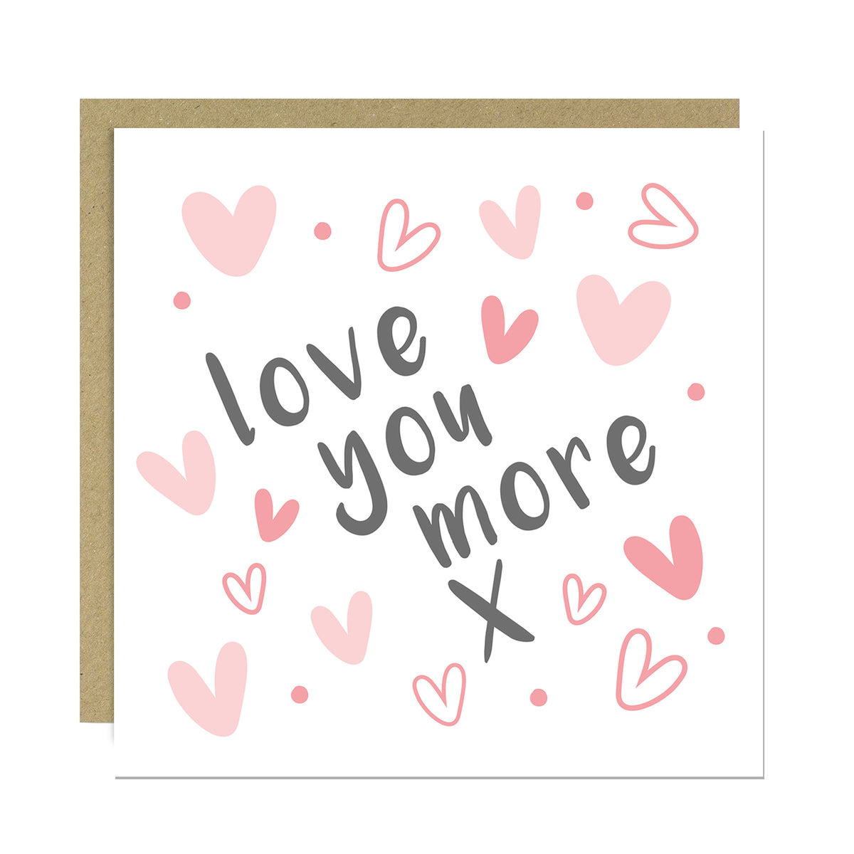 Valentines Day Card For Him Her, Love You More Card, Anniversary