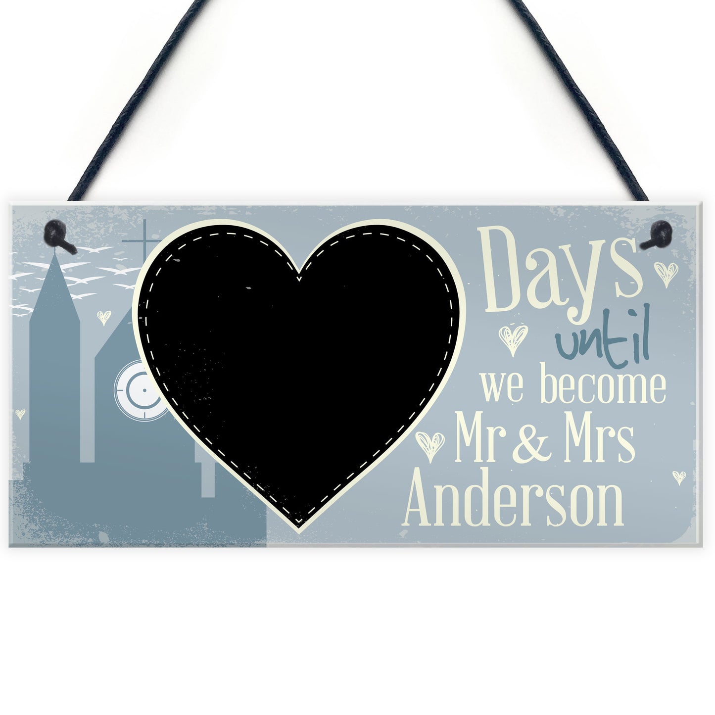 Wedding Countdown Days Until We Say I Do Engagement Gifts