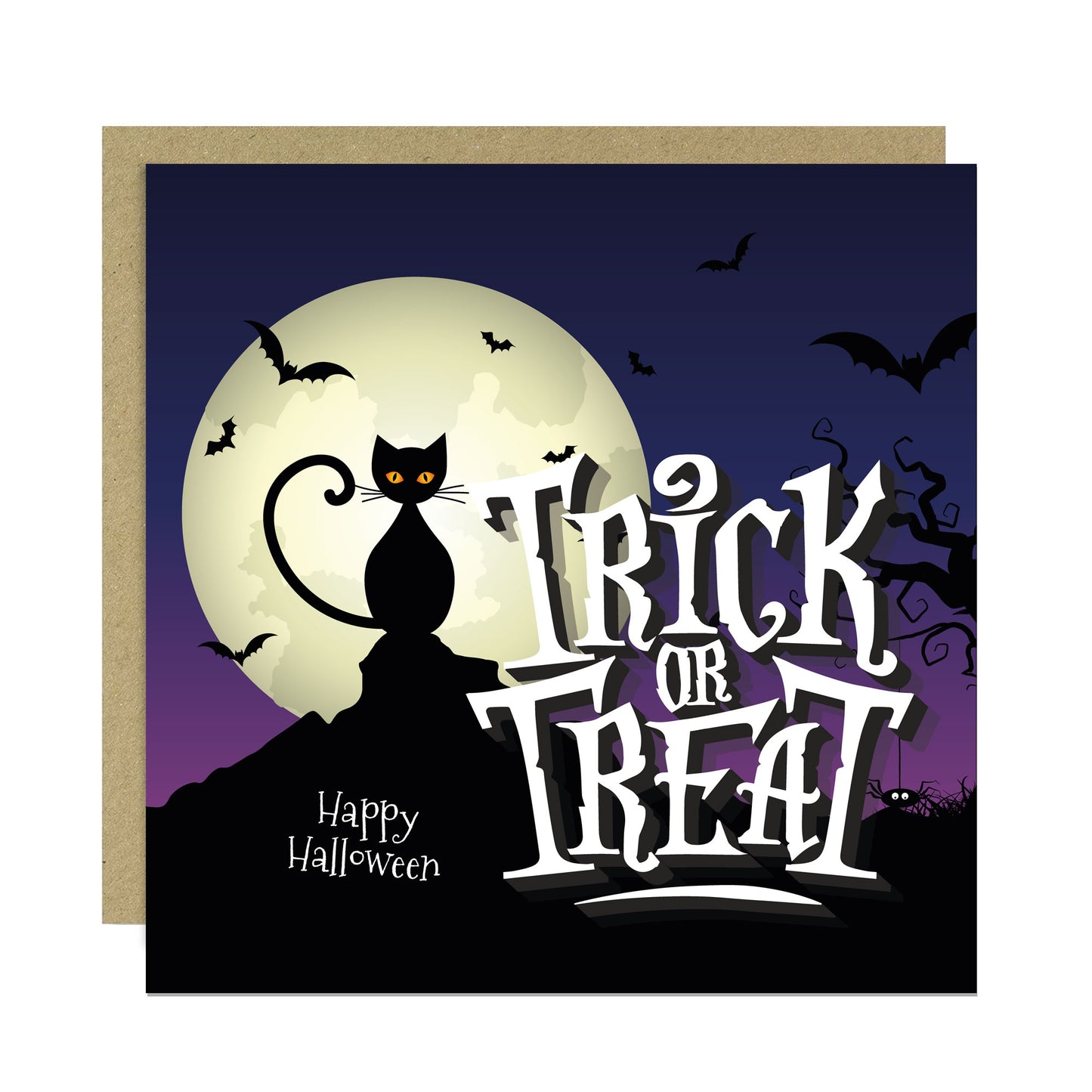 Novelty TRICK OR TREAT Card For Halloween Card For Friend