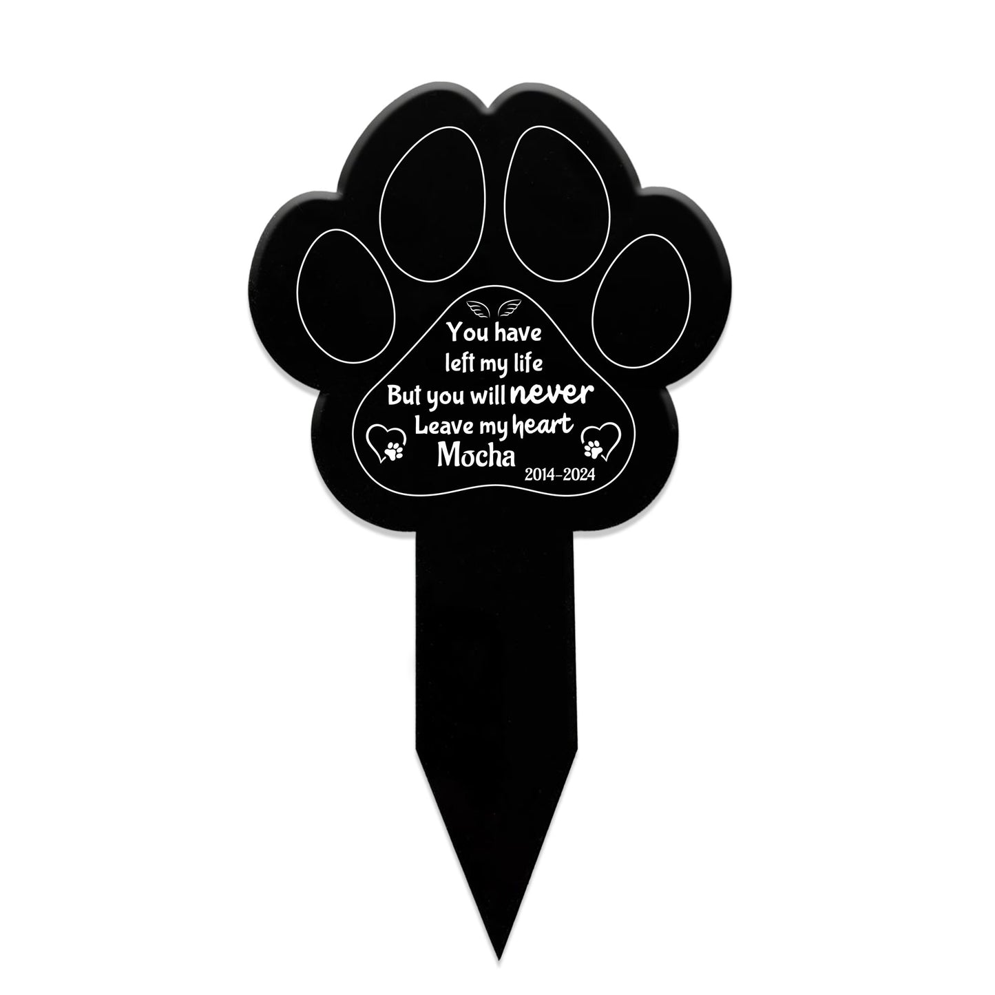 Personalised Memorial Plaque For Dog Cat Grave Marker Dog Gift