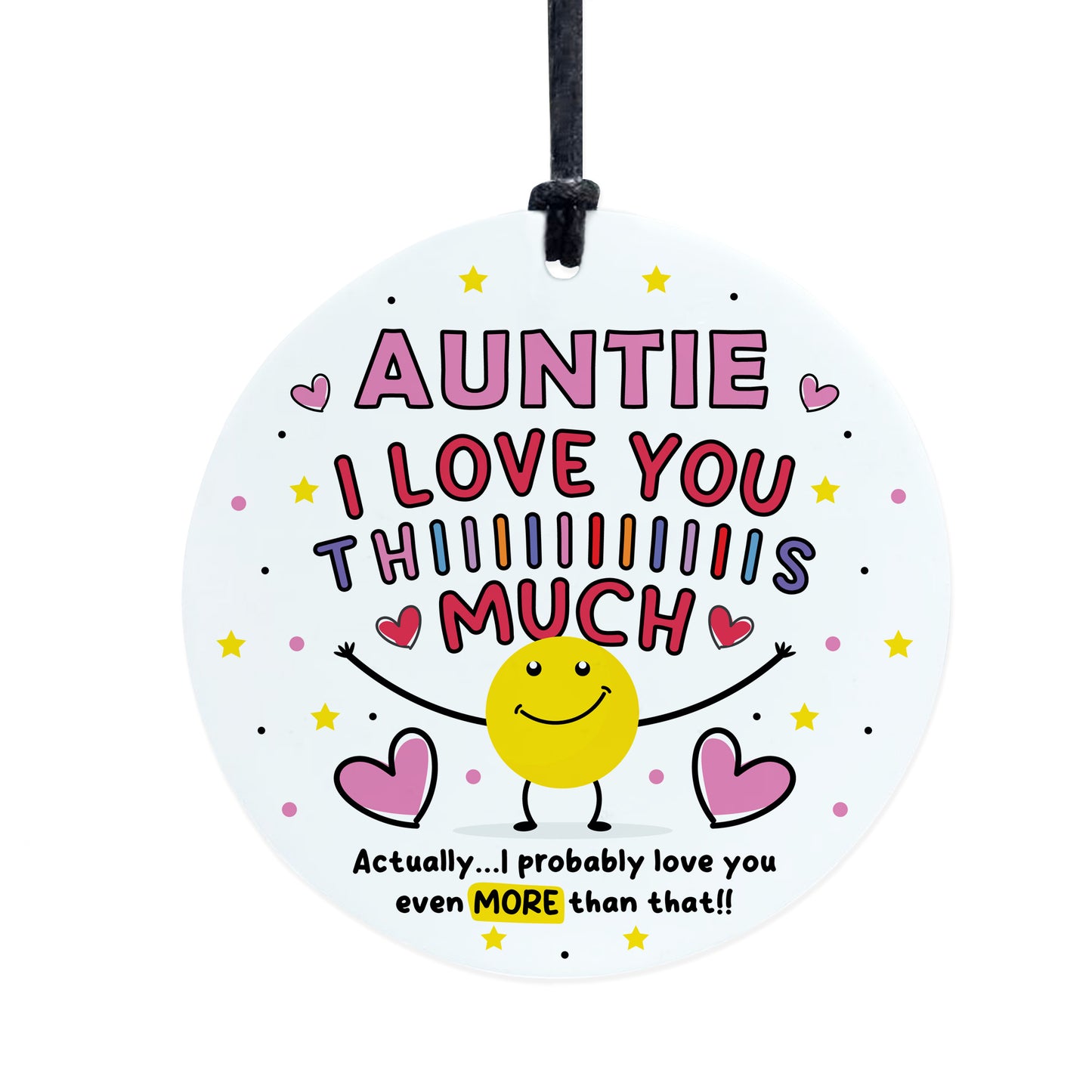 Gift For Best Auntie I Love You This Much Auntie Birthday Gift