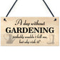 Garden Signs For Gardener Hanging Wall Door Sign Shed Sign